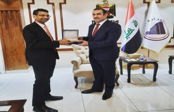 &rlm;&#1575;&#1604;&#1578;&#1602;&#1609; &#1575;&#1604;&#1587;&#1601;&#1610;&#1585; &#1576;&#1585;&#1575;&#1588;&#1575;&#1606;&#1578; &#1576;&#1587;&#1575;&#1610;&nbsp; &#1576;&#1605;&#1593;&#1575;&#1604;&#1610; &#1575;&#1604;&#1587;&#1610;&#1583; &#1582;&#1575;&#1604;&#1583; &#1576;&#1578;&#1575;&#1604; &#1575;&#1604;&#1606;&#1580;&#1605;&#1548; &#1608;&#1586;&#1610;&#1585; &#1608;&#1586;&#1575;&#1585;&#1607; &#1575;&#1604;&#1578;&#1582;&#1591;&#1610;&#1591; &#1601;&#1610; &#1580;&#1605;&#1607;&#1608;&#1585;&#1610;&#1577; &#1575;&#1604;&#1593;&#1585;&#1575;&#1602; &#1576;&#1578;&#1575;&#1585;&#1610;&#1582; 04/10/2021 (Ambassador Prashant Pise called on 04/10/2021  H.E. Prof Dr. Khaled Battal Al-Najm, Hon'ble Minister of Planning, Government of Iraq)